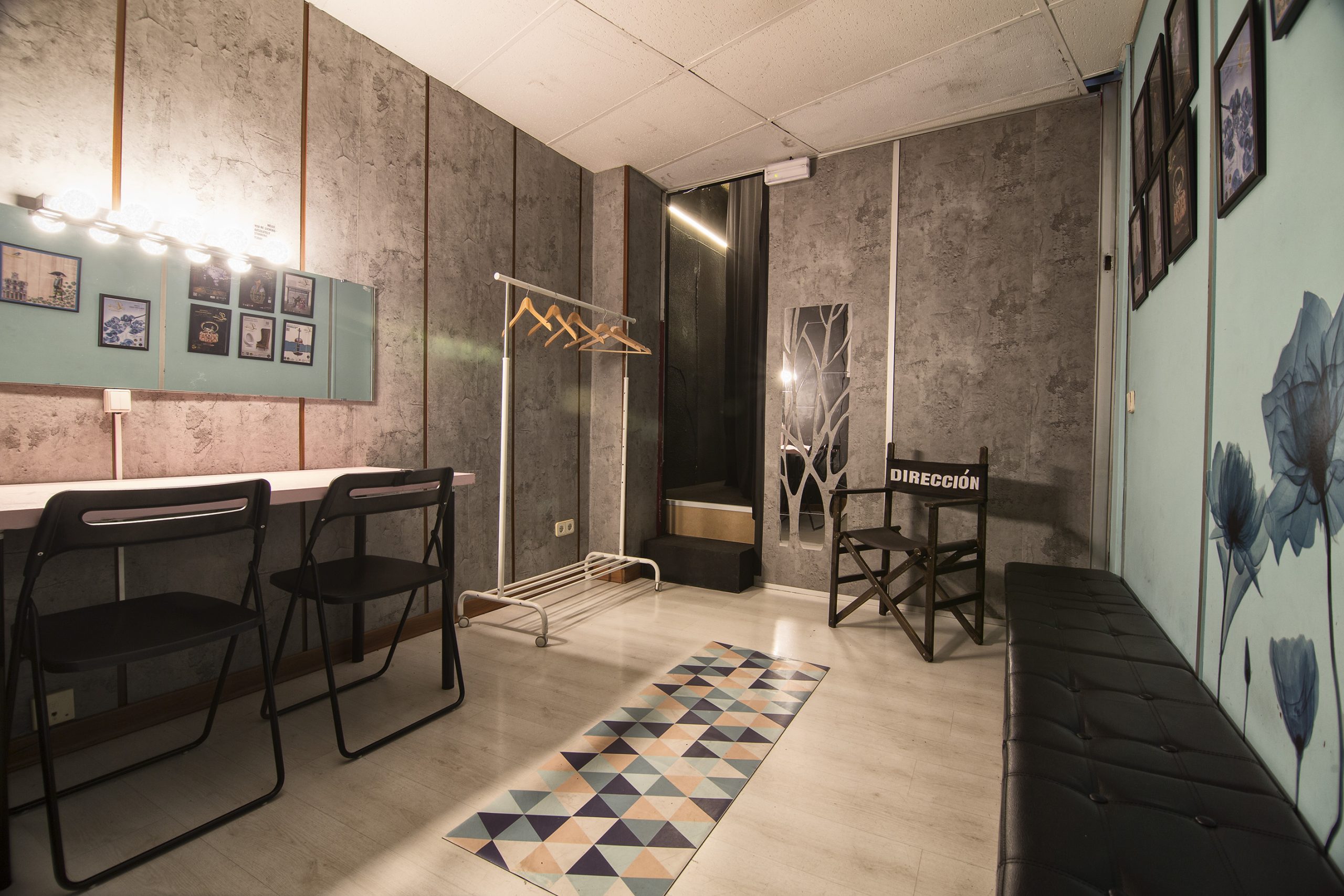 Camerino de sala de representaciones en Teatro Komodia