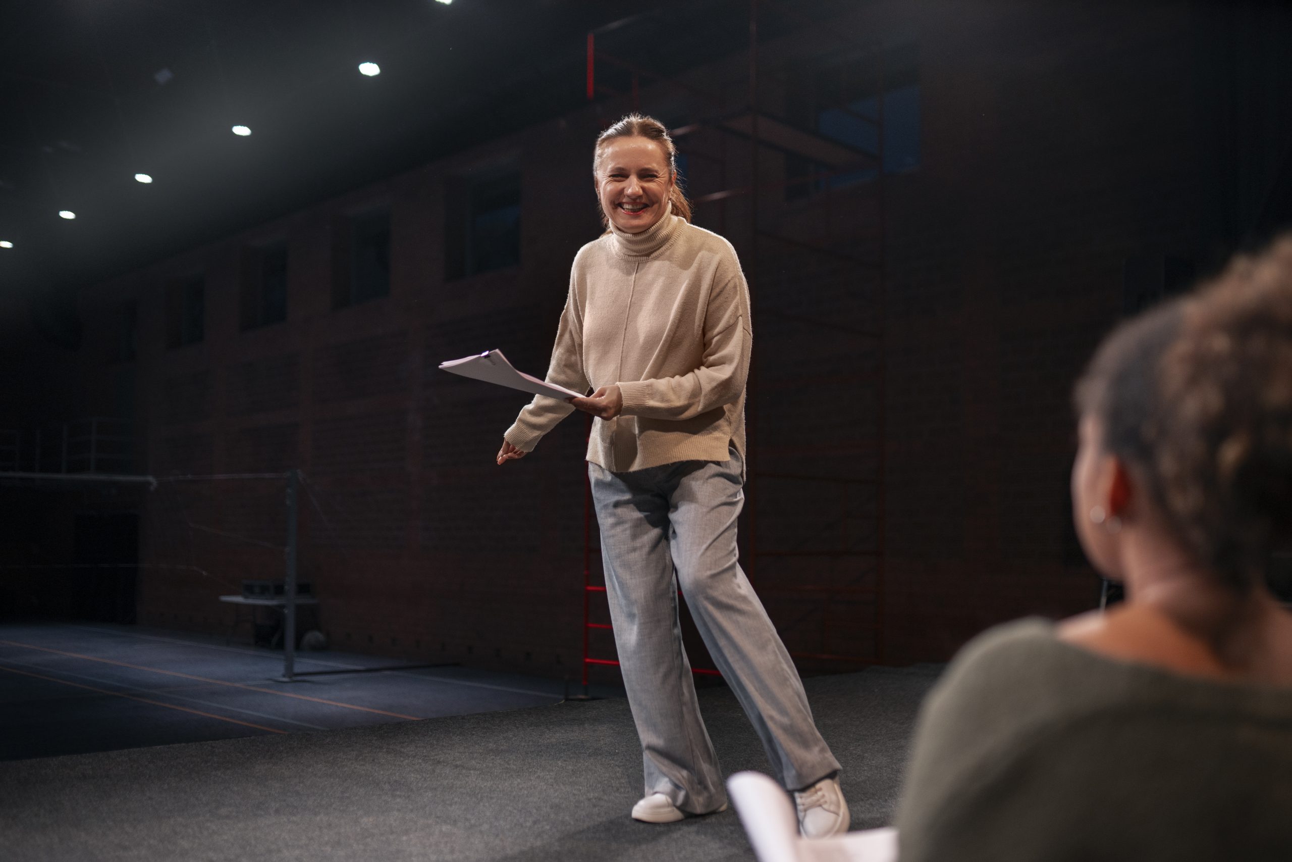 Trabajo en equipo en curso de teatro Madrid